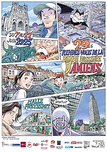 Affiche 29es Rendez-vous de la Bande Dessinée d'Amiens