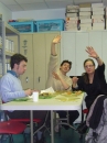 11 - Pause déjeuner - Julien (Rico), Nicolas et Gaby