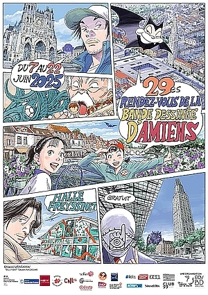 Affiche 29es Rendez-vous de la Bande Dessinée d'Amiens