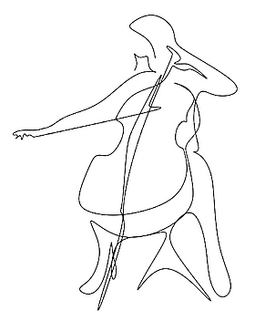 Illustration violoncelliste