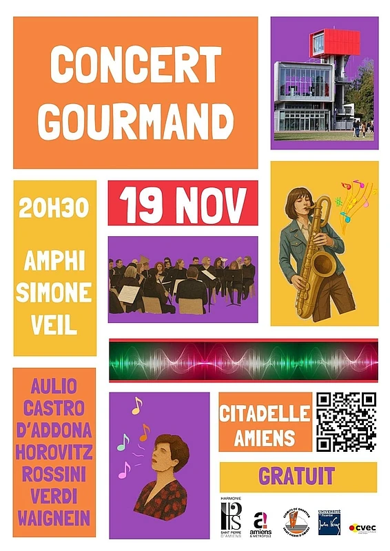 Affiche du Concert Gourmand du 19/11/2026